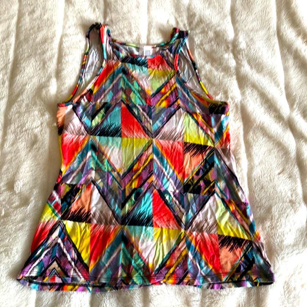 Colorful Geometric Tank Top